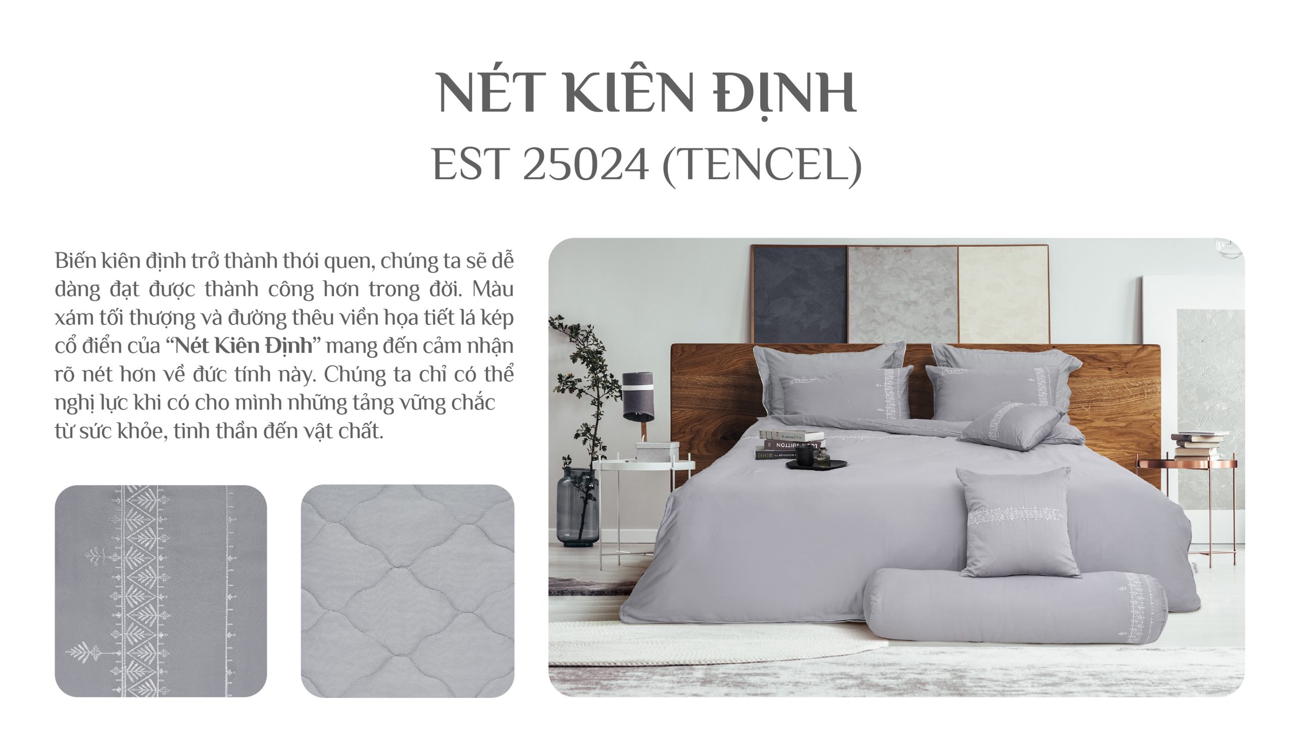Vỏ gối Nét Kiên Định - EST25024 Vỏ gối Nét Kiên Định - EST25024