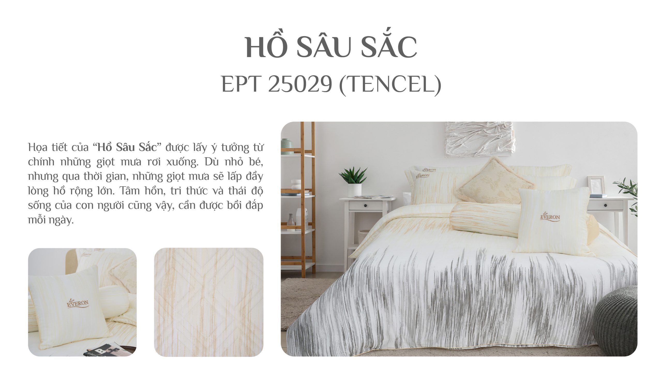 Vỏ gối Hồ Sâu Sắc - EPT25029 Vỏ gối Hồ Sâu Sắc - EPT25029