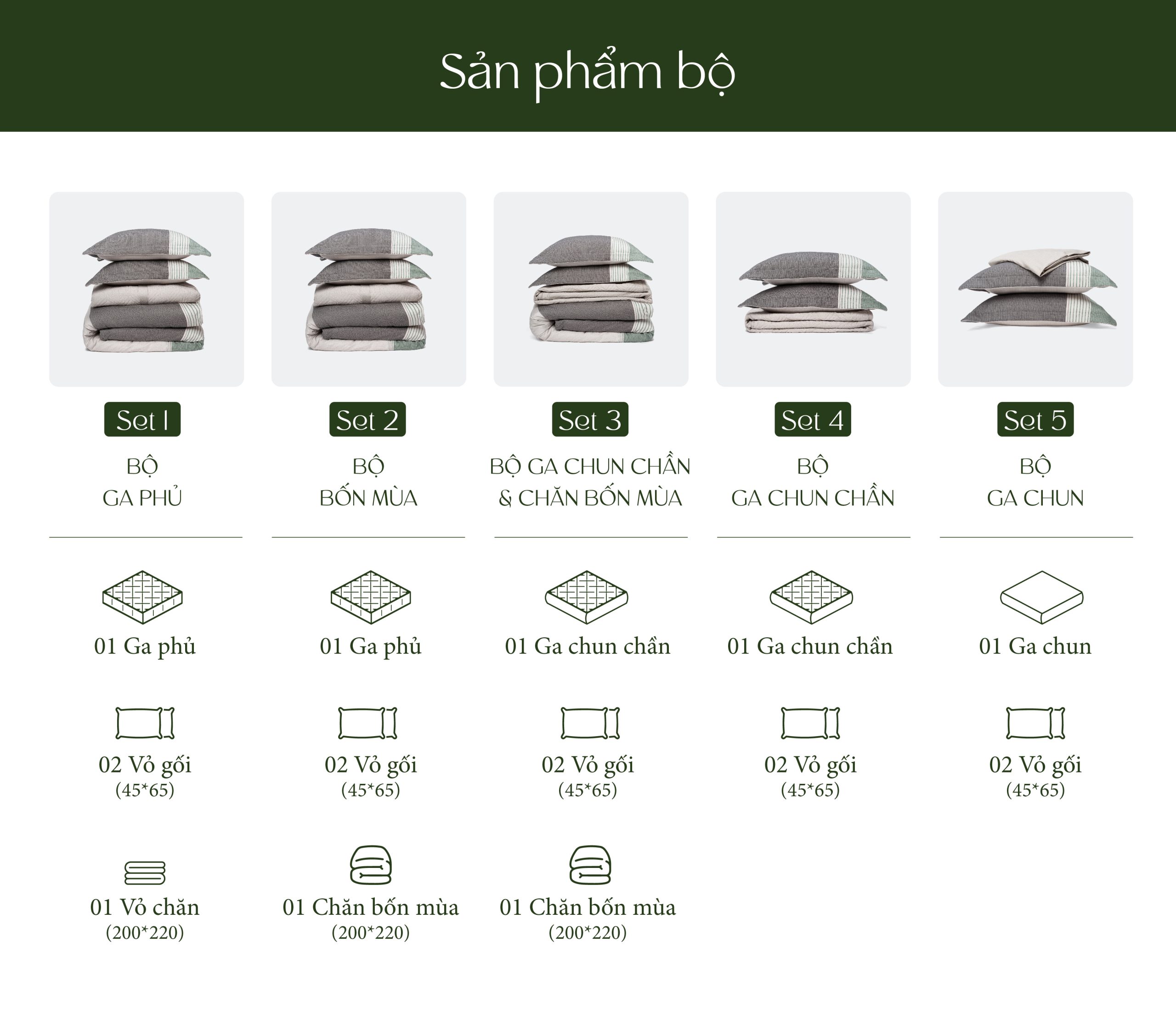 Vỏ gối Dải Màu Mạnh Mẽ - EPM25043