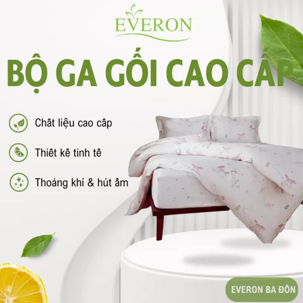 Bộ chăn ga gối Everon Xứ Sở Thần Tiên – CPC26203