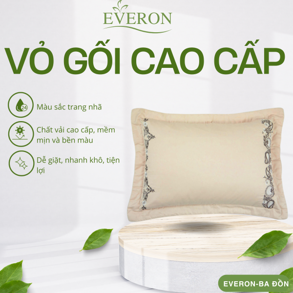Vỏ gối Creamy White - ESM23012