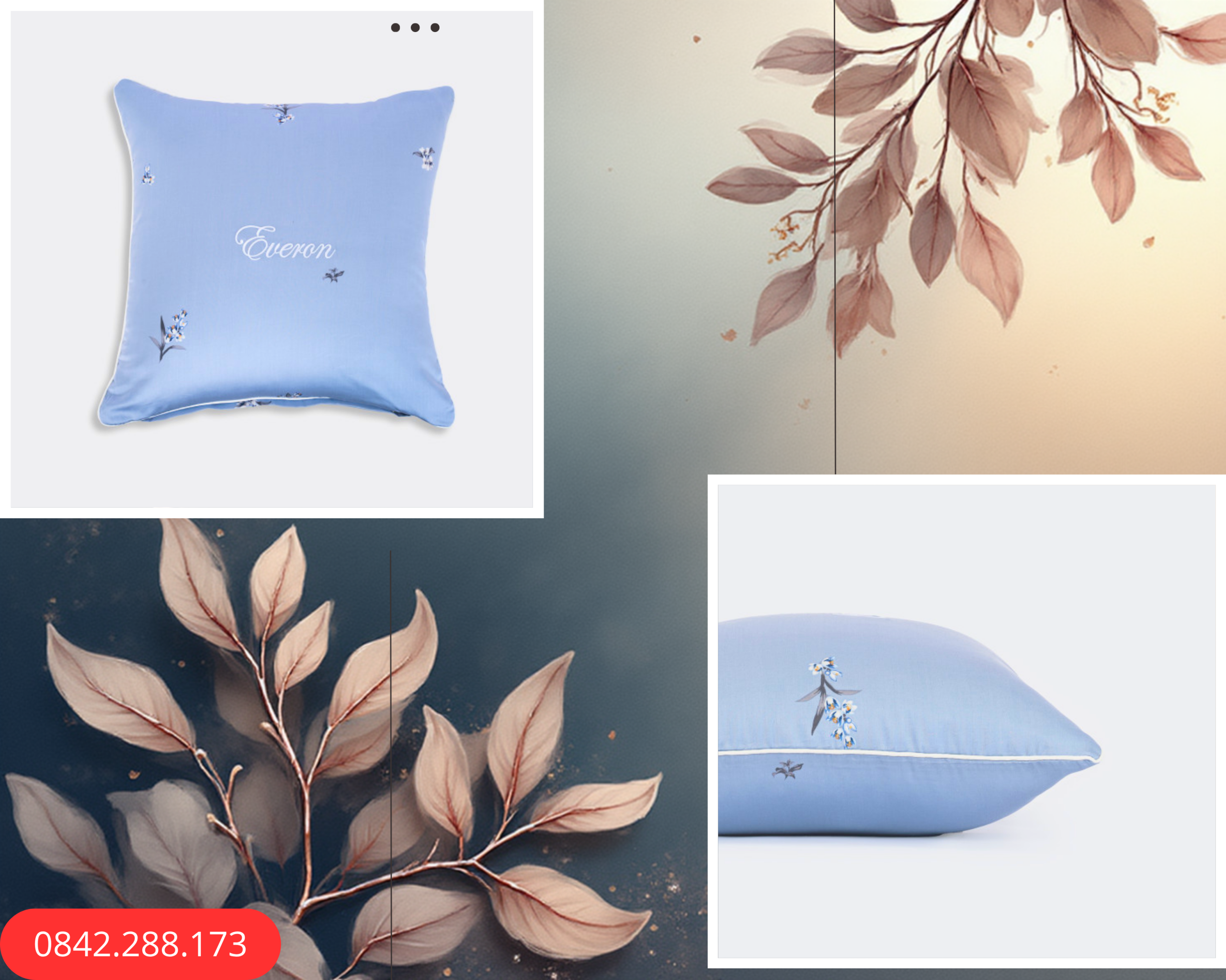 Vỏ gối Diên Vĩ Toả Sắc - EPT24084