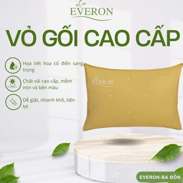 Vỏ gối Mustard Yellow - OLE002