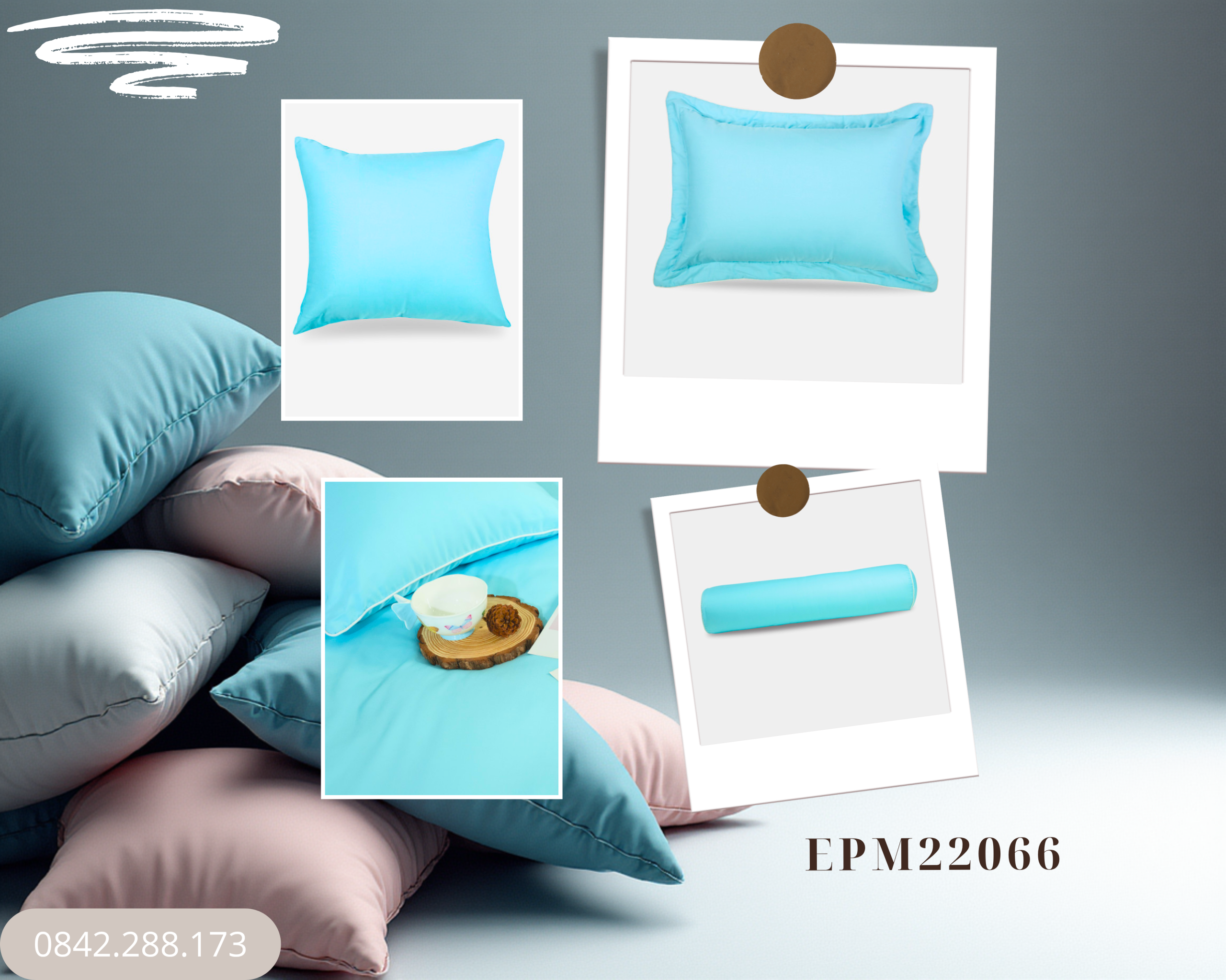 Vỏ gối Sky Blue - ESTR23055