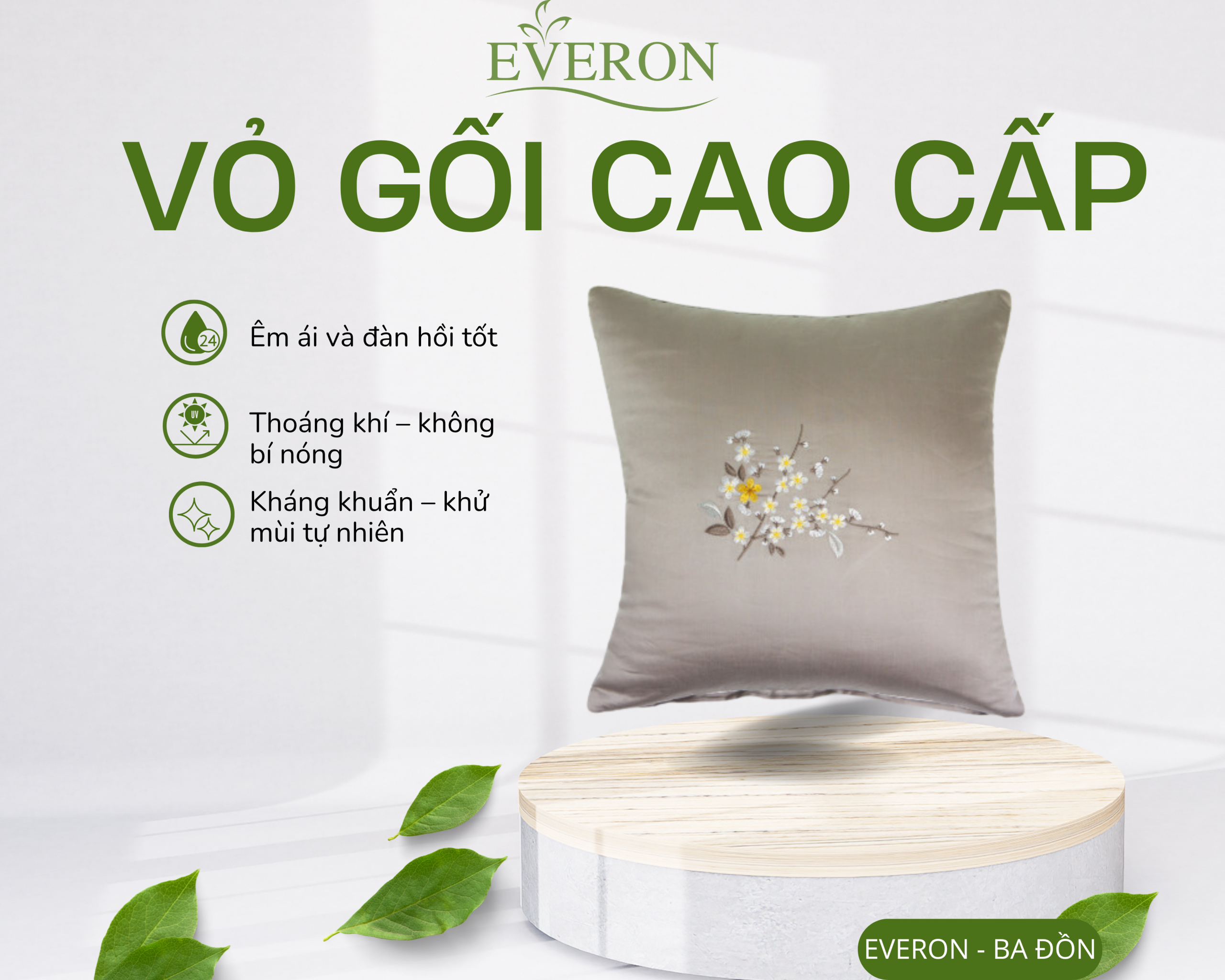 Vỏ gối Sắc Mai - EST23034 Vỏ gối Sắc Mai - EST23034