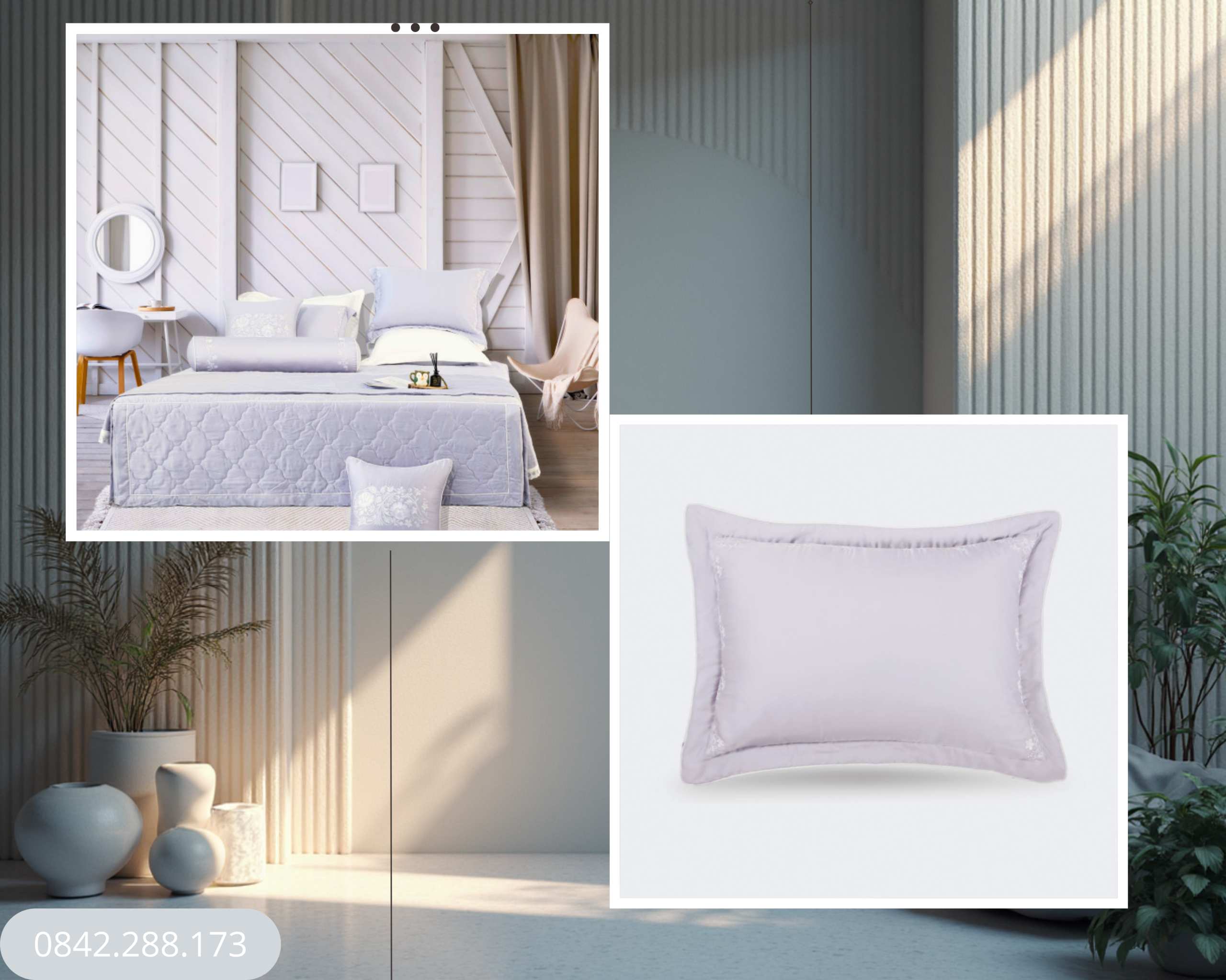 Vỏ gối Sắc Đông - EST23035