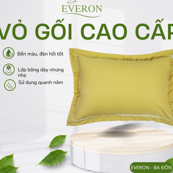 Vỏ gối Honey Yellow - ESTR23054