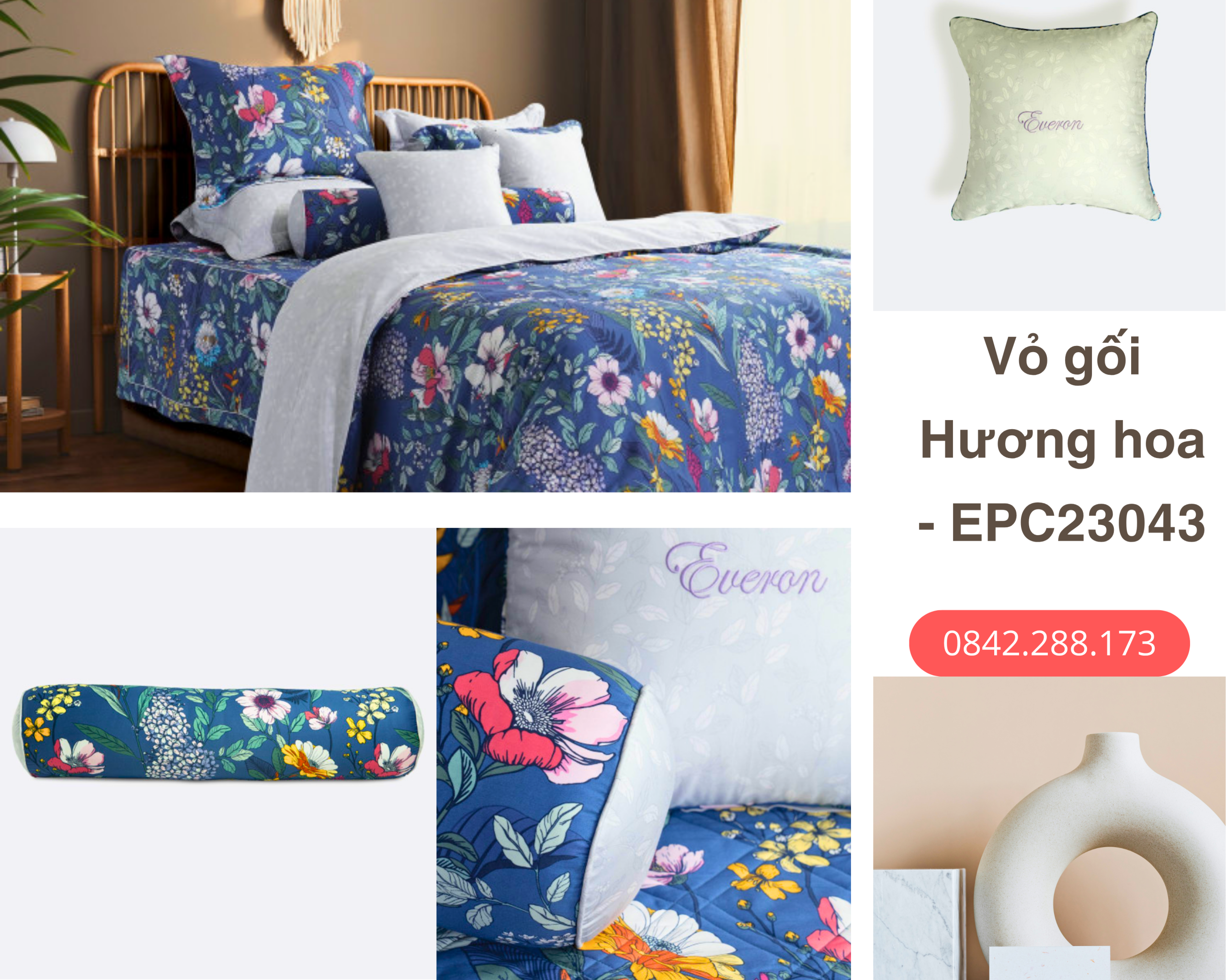 Vỏ gối Hương hoa - EPC23043