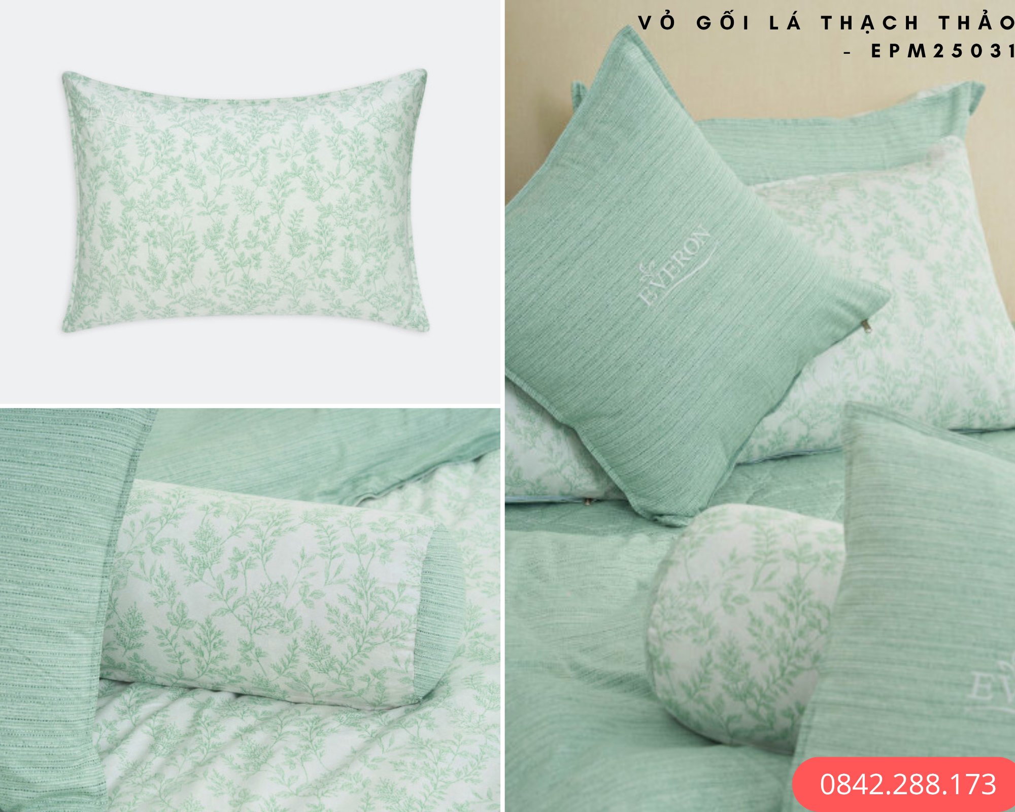 Vỏ gối Lá Thạch Thảo - EPM25031