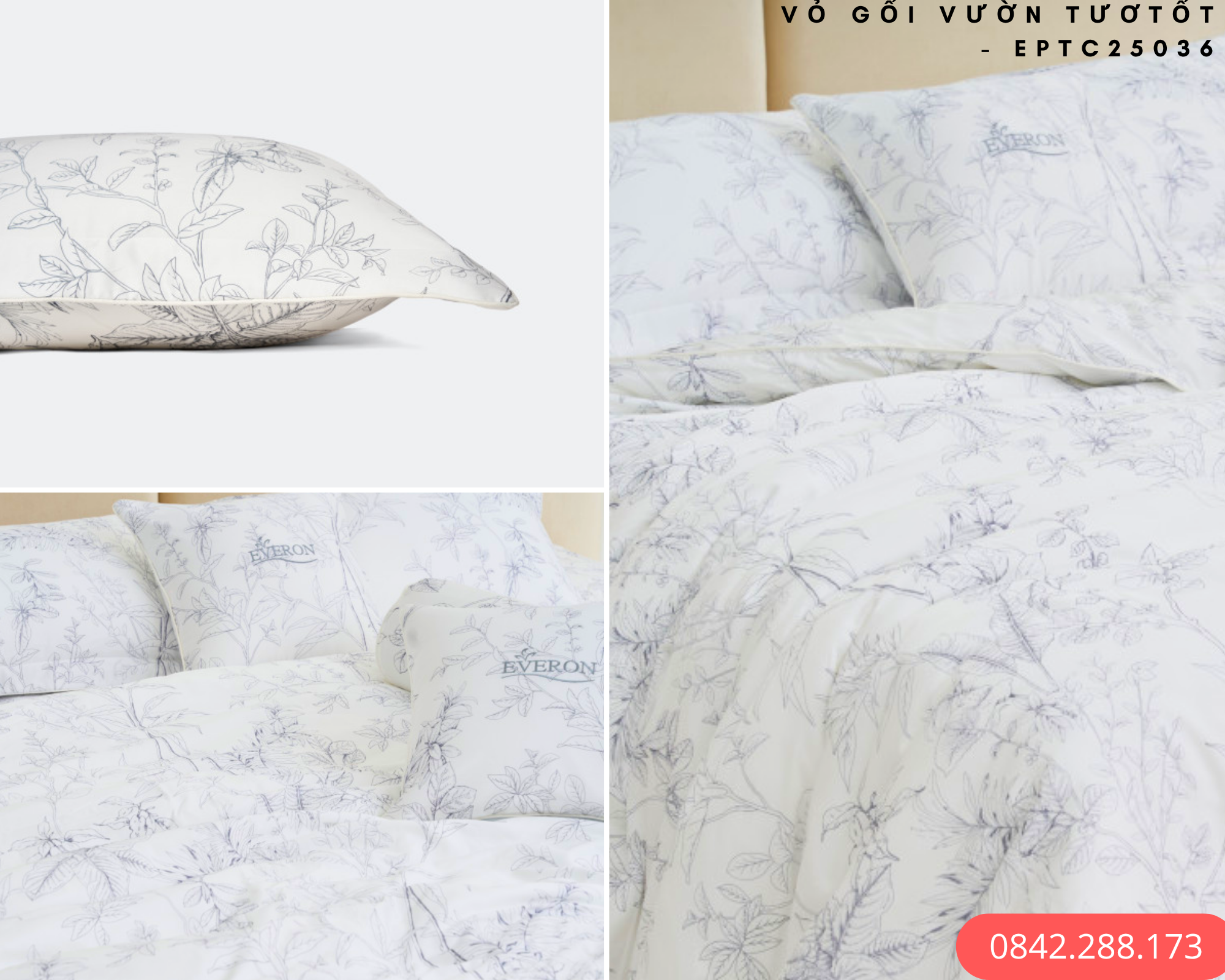 Vỏ gối Vườn Tươi Tốt - EPTC25036