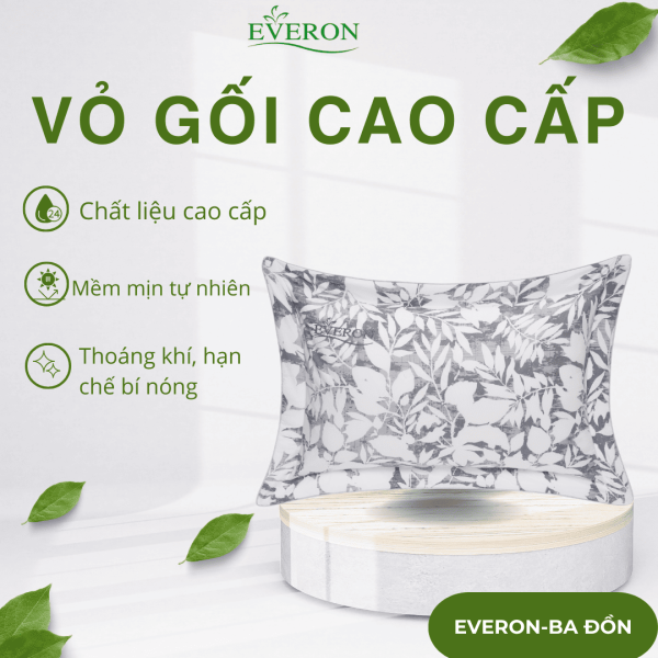 Vỏ gối Chùm Lá Tinh Tế – EPM25026