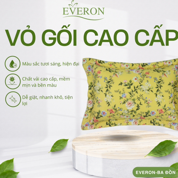 Vỏ gối Hoa Mẫu Đơn - EPC23050