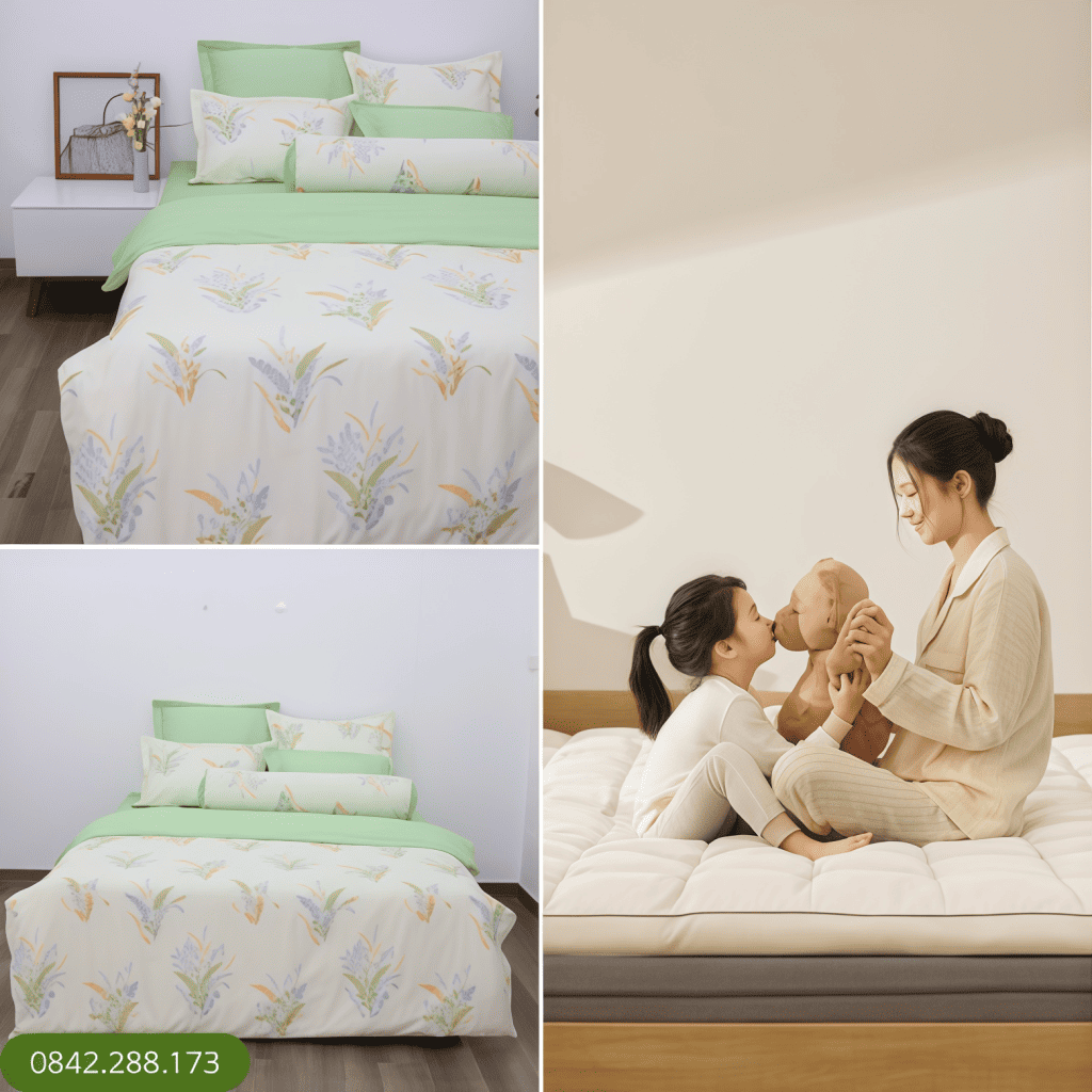 Bộ ga chun Cotton K-Bedding KCP307 