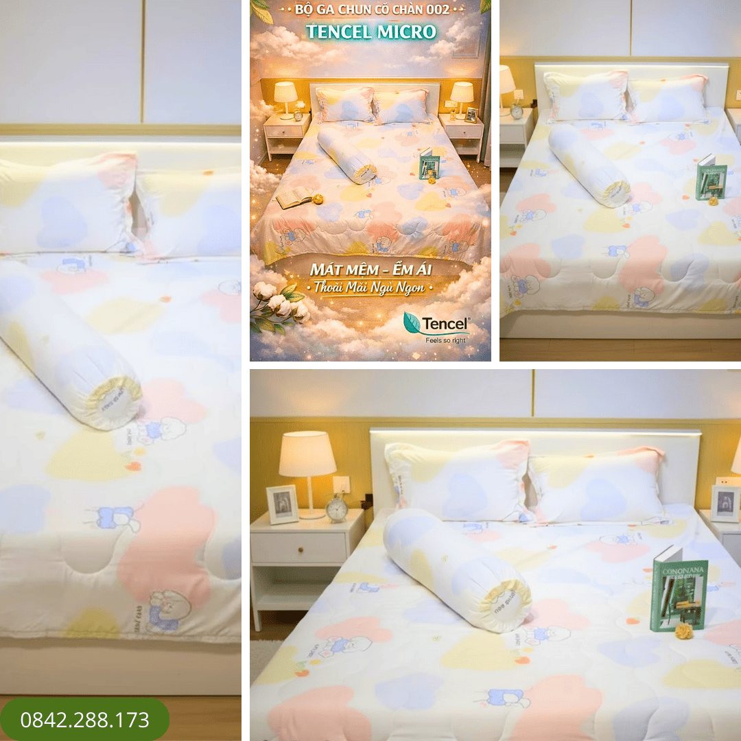 Bộ Ga Chun Có Chăn 060