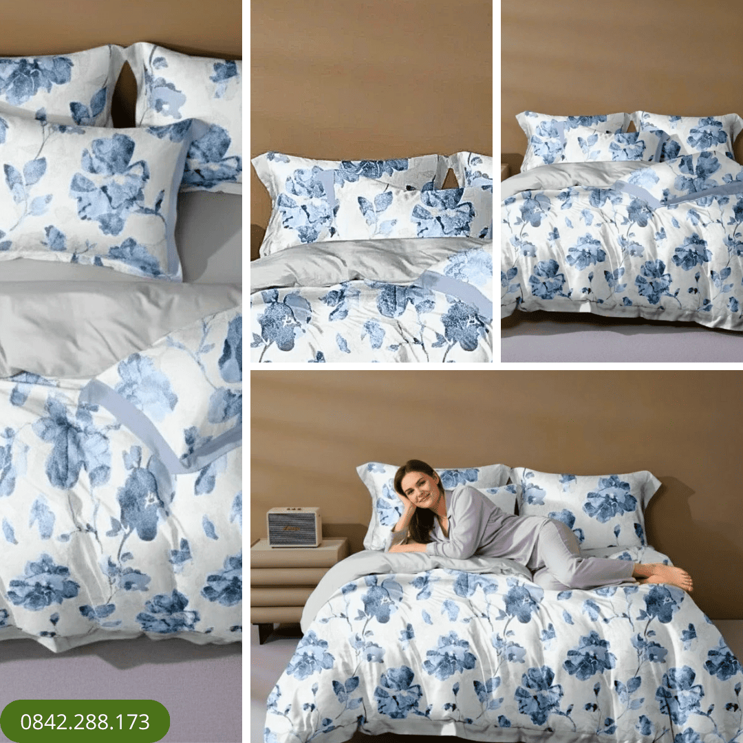 Bộ Ga Chun Tencel Silk 055