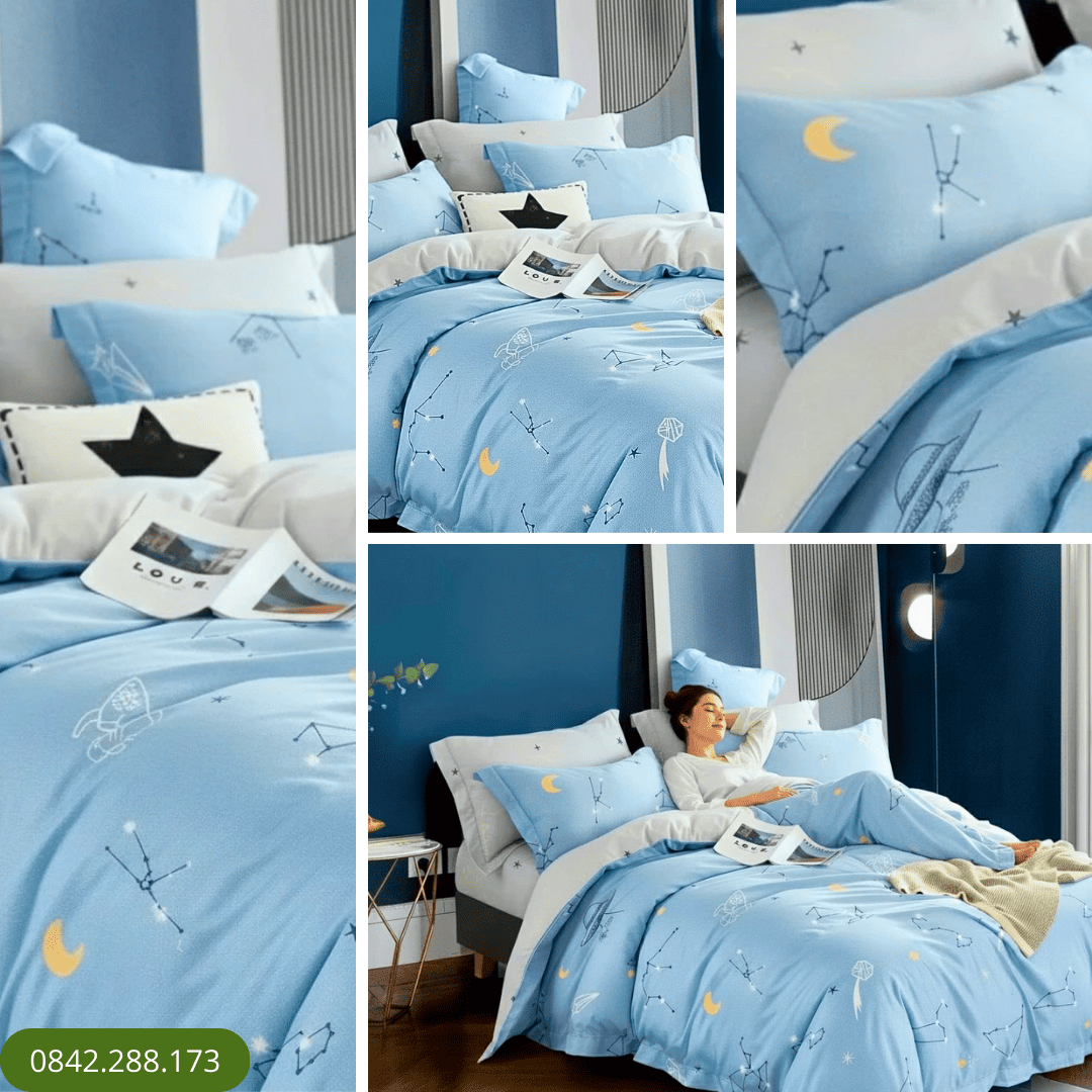 Bộ Ga Chun Có Chăn M-59