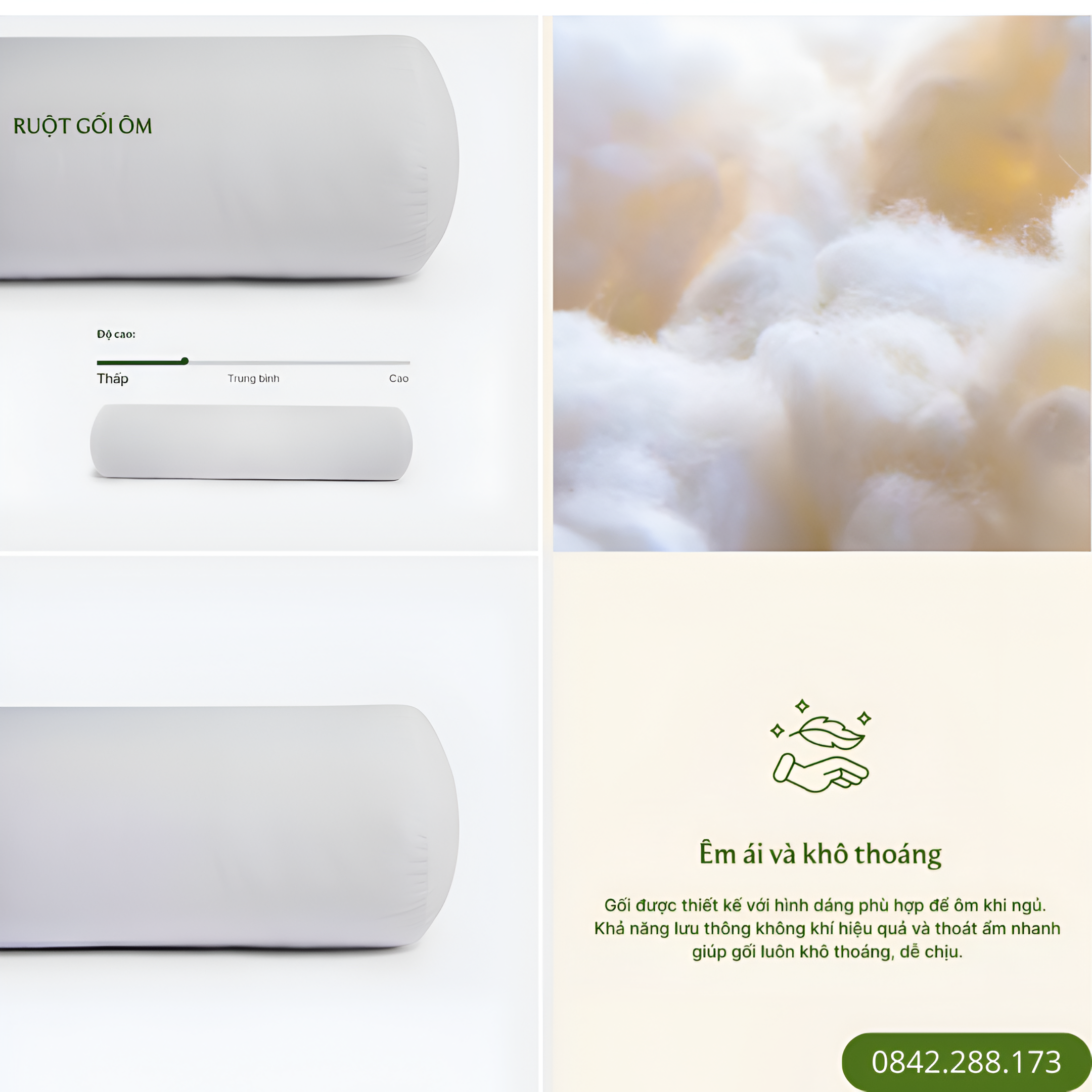 Ruột gối ôm Everon