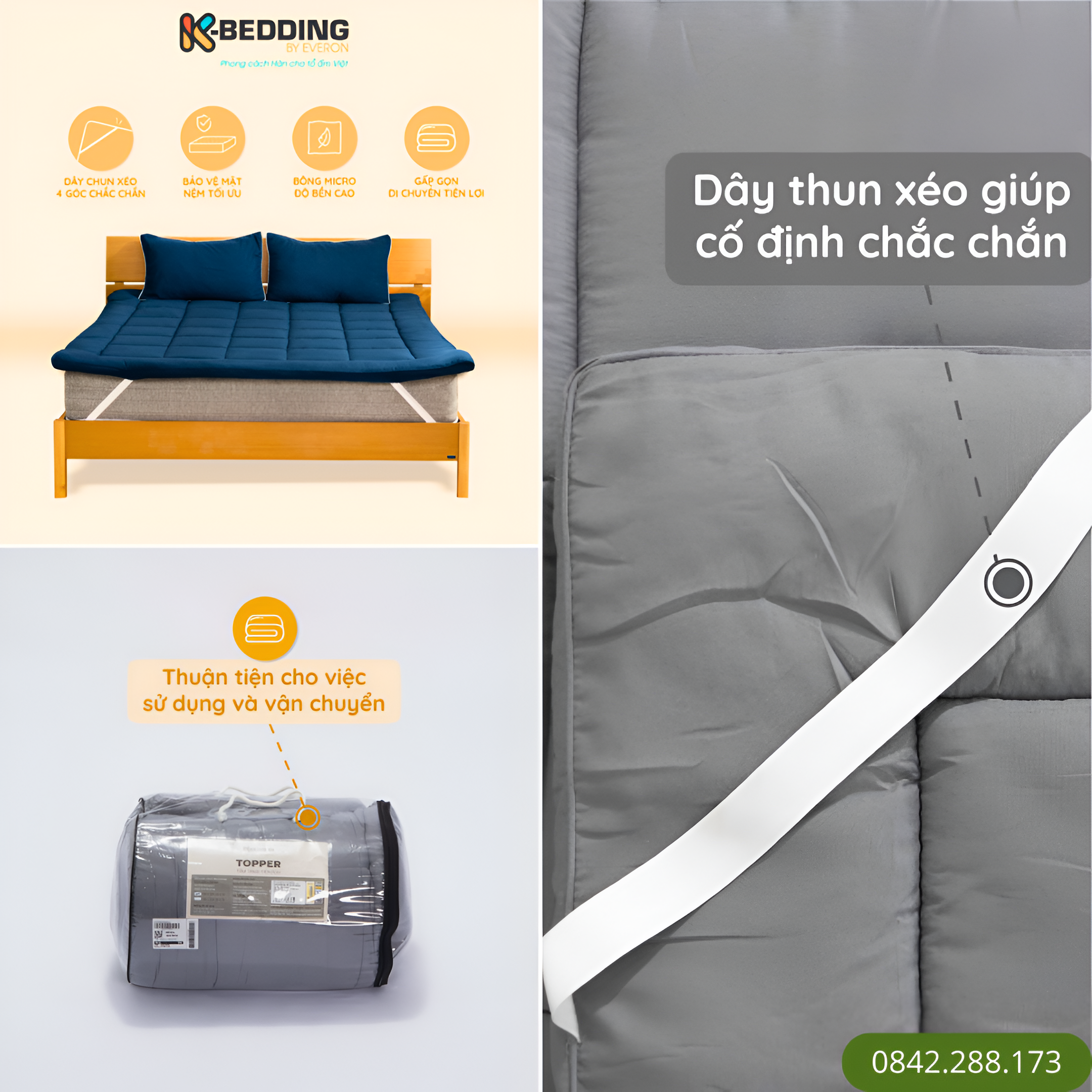 Topper K-Bedding Microfiber