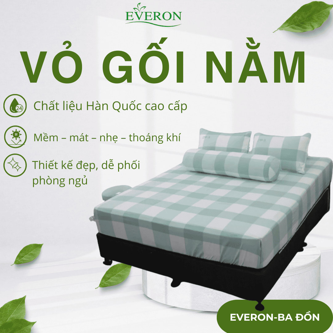 Vỏ Gối Nằm Cao Cấp K-Bedding By Everon KPCD Vỏ Gối Nằm Cao Cấp K-Bedding By Everon KPCD