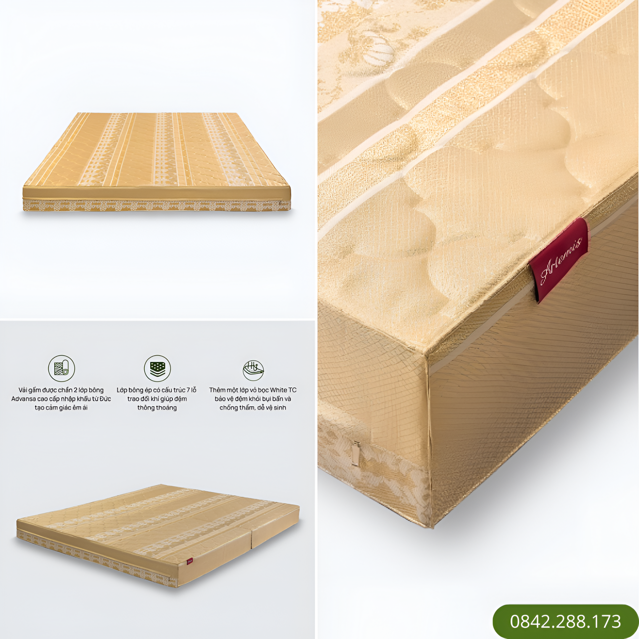 Đệm bông ép Artemis