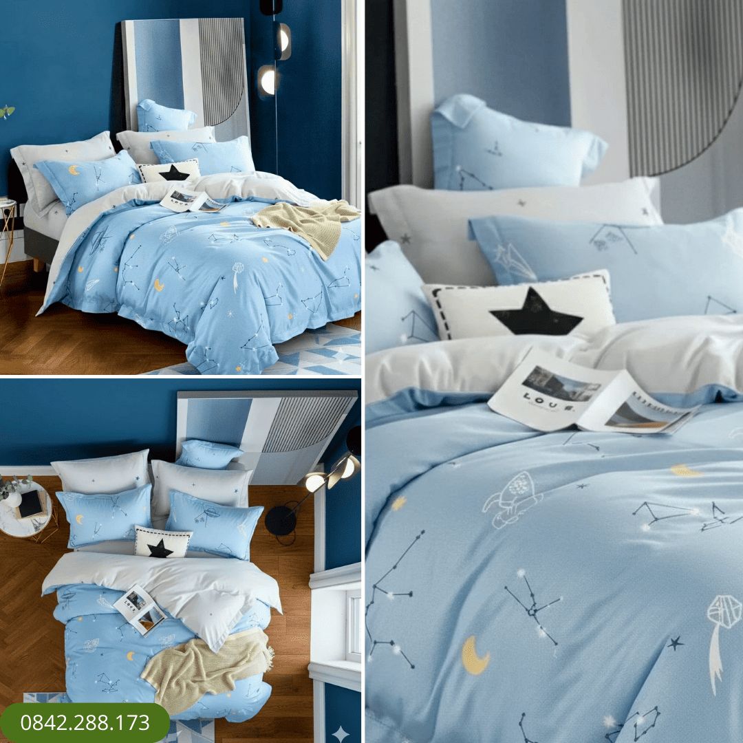 Bộ Ga Chun Có Chăn M-59