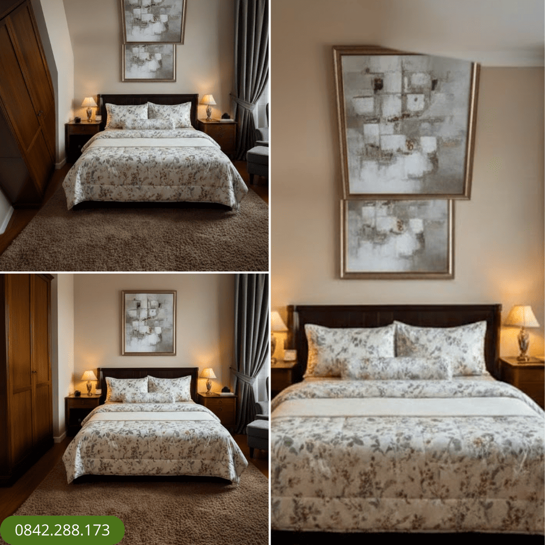 Bộ ga chun chần bốn mùa Thome M-63