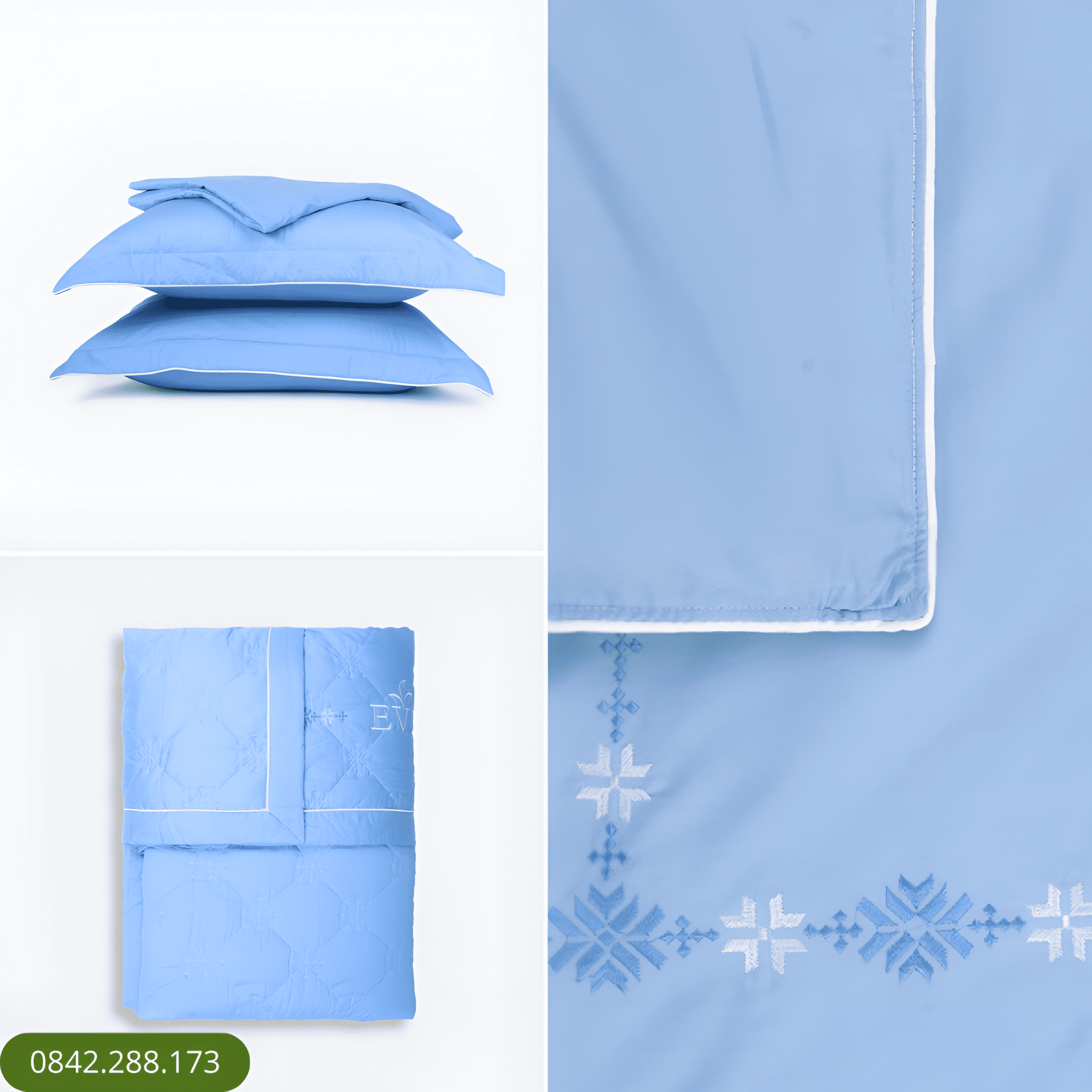 Bộ chăn ga Everon Chân Trời Xanh - ESM24014