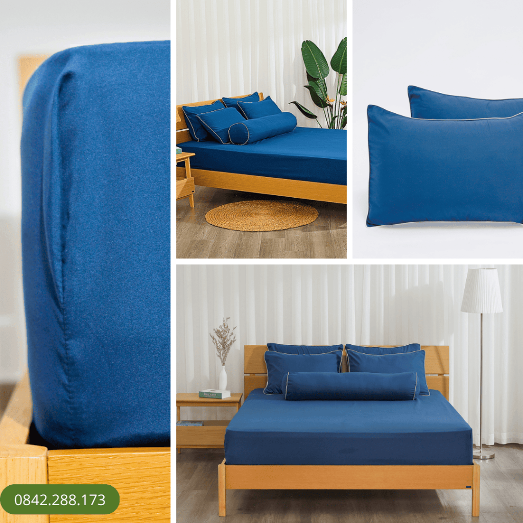 Bộ ga chun Microfiber KMS407_K-Bedding
