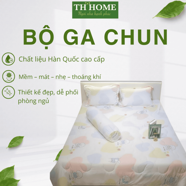 Bộ Ga Chun Có Chăn 060