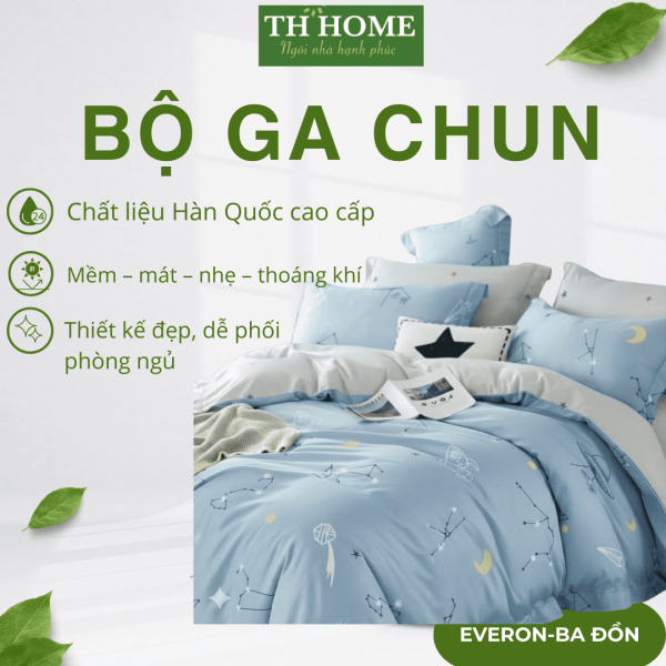 Bộ Ga Chun Có Chăn M-59