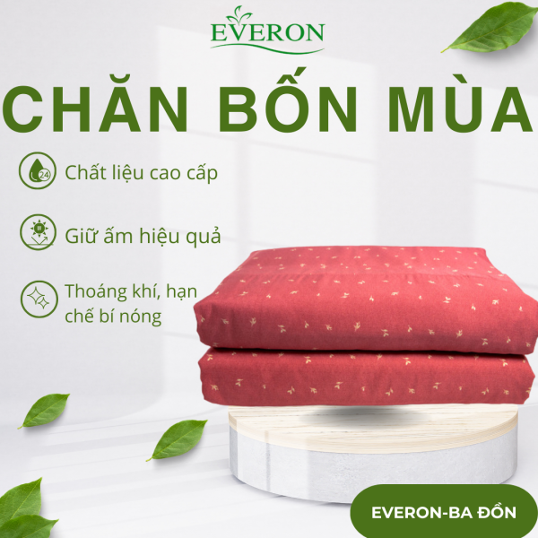 Chăn Cherry Red - EPM23061