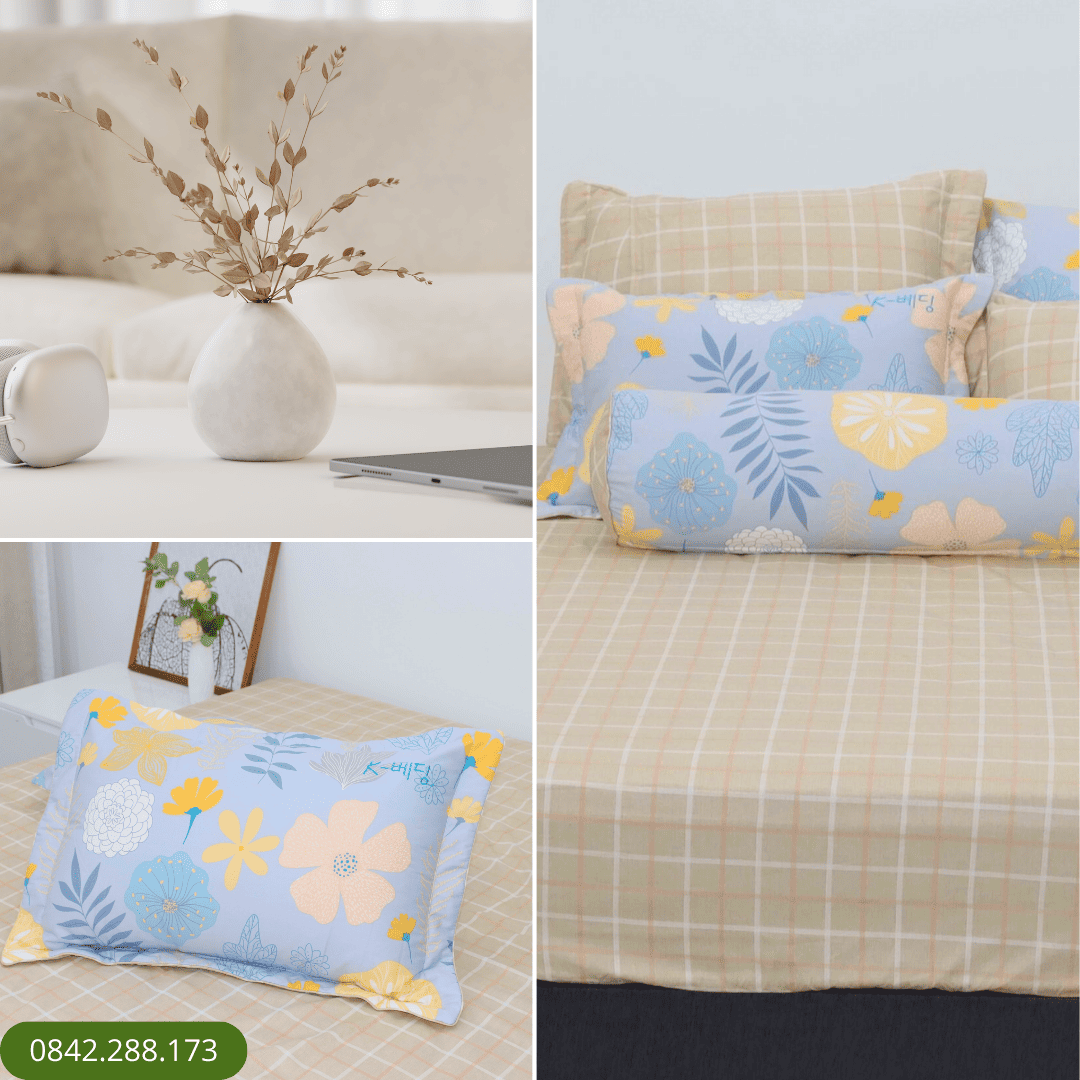 Bộ ga chun Cotton K-Bedding KCP301 