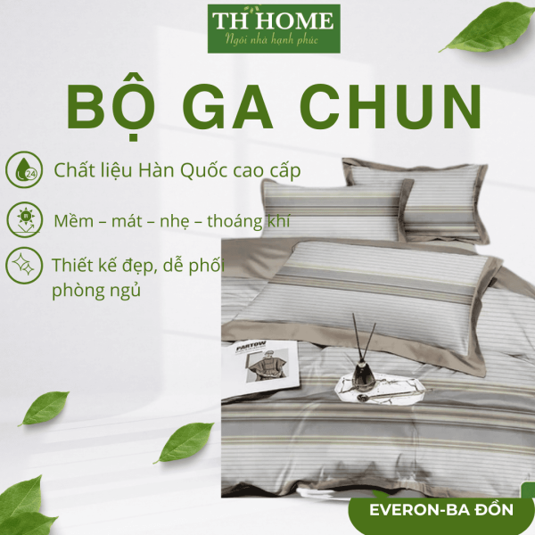 Bộ ga chun 002 Thome Tencel