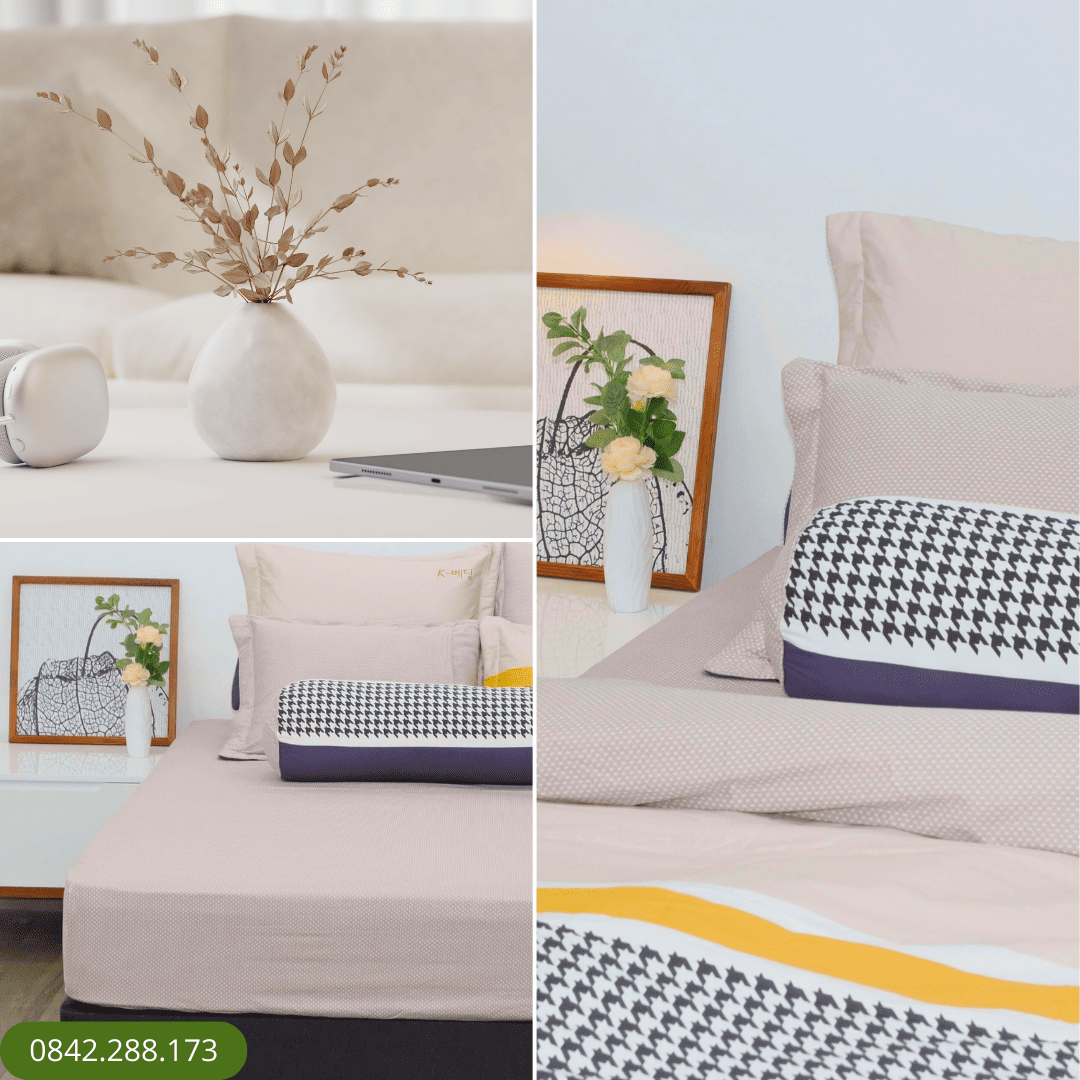 Bộ ga chun Cotton K-Bedding KCP302 
