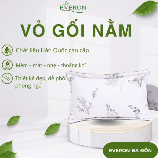 Vỏ gối nằm K-Bedding by Everon KMP