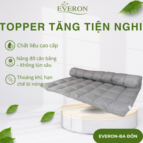 Topper tăng tiện nghi