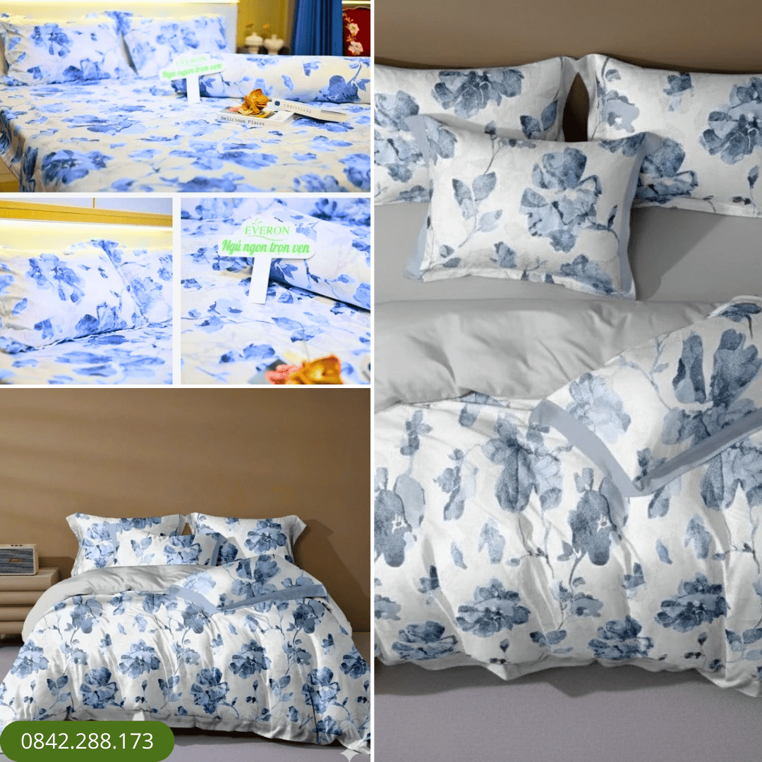 Bộ Ga Chun Tencel Silk 055