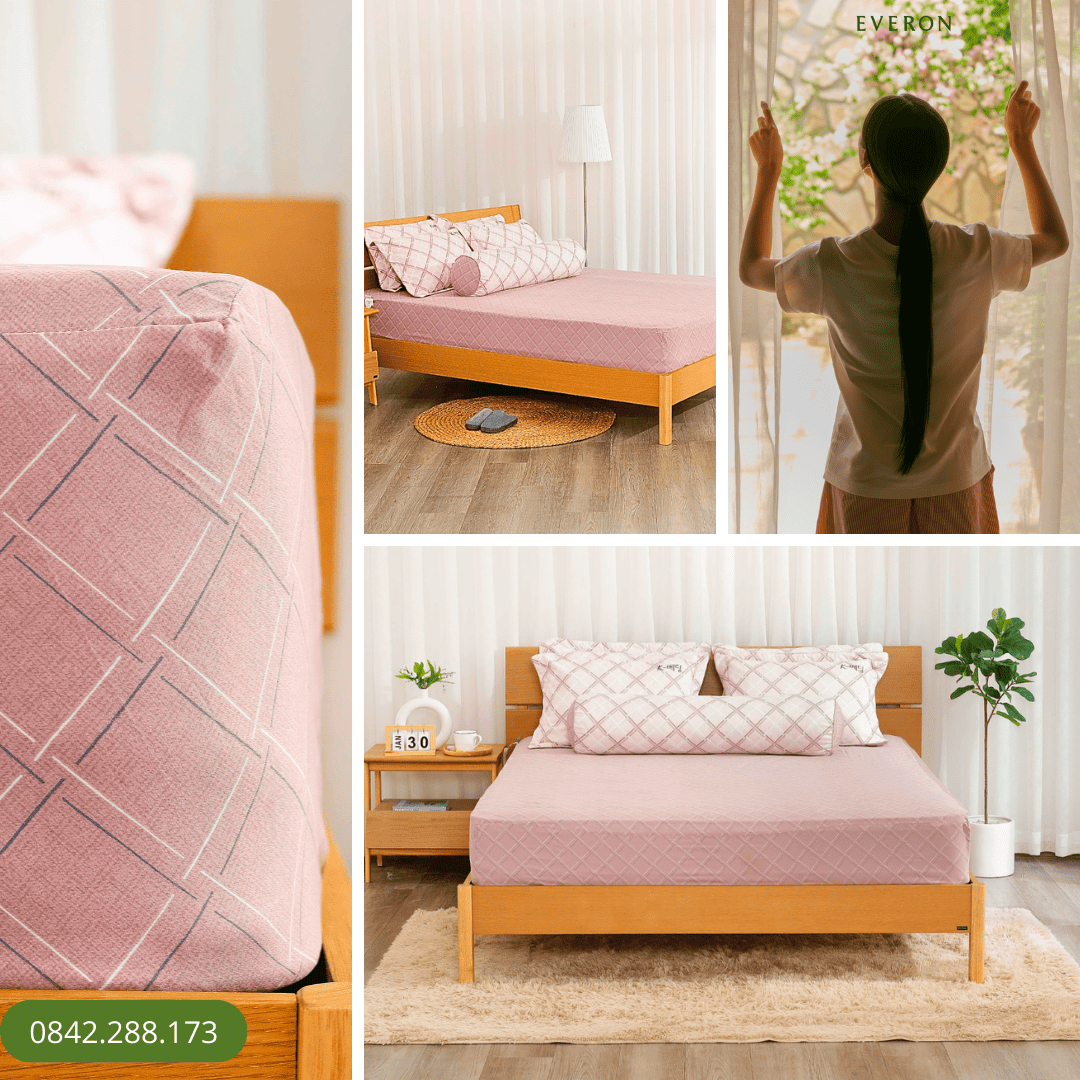 Bộ ga chun MicroTencel K-Bedding KMTP454 