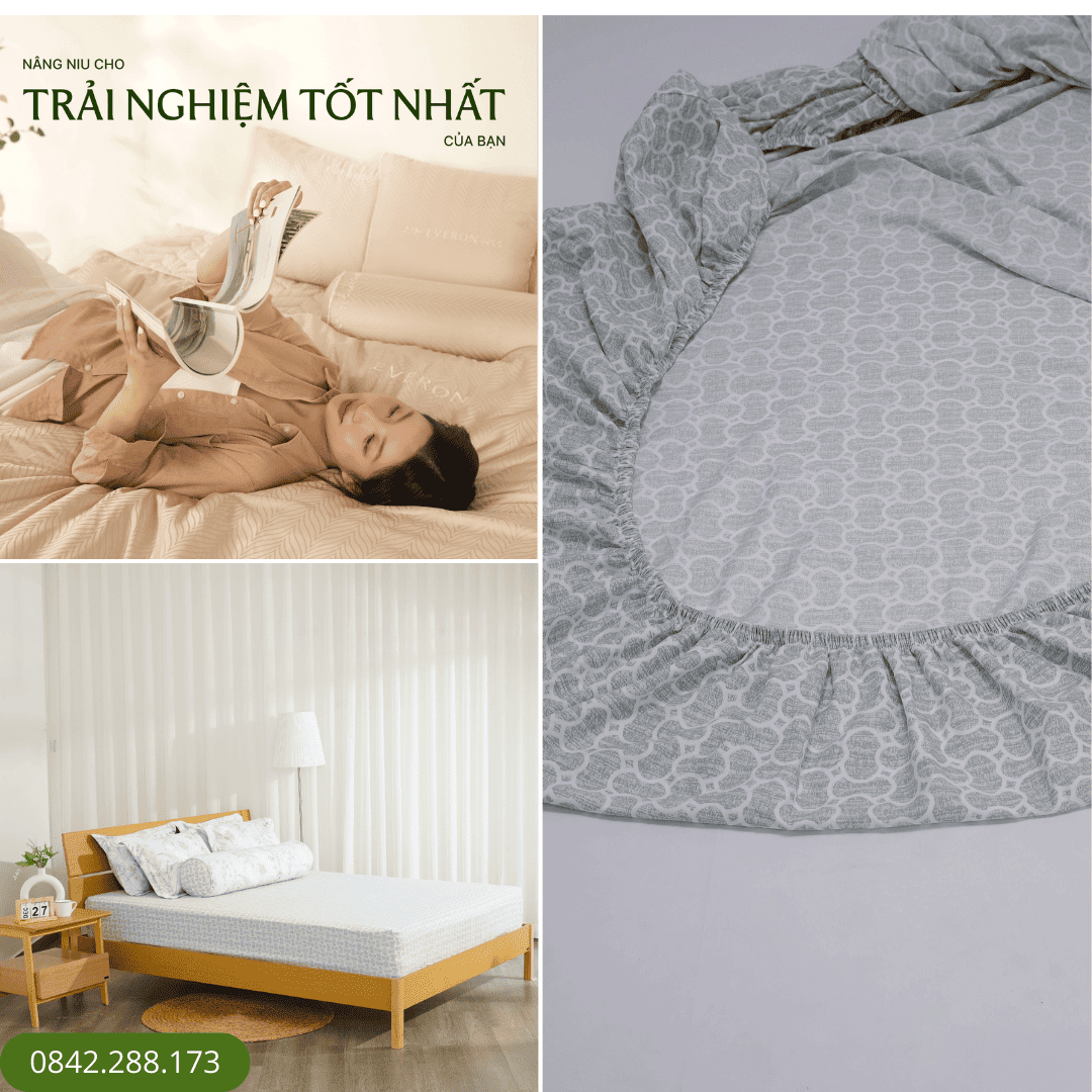 Bộ ga chun Microfiber KMP404_K-Bedding