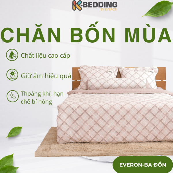 Chăn bốn mùa tencel KMTP454 K bedding