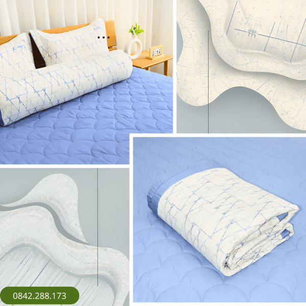 Bộ ga chun Cotton Everon Lite K-Bedding KCP101 