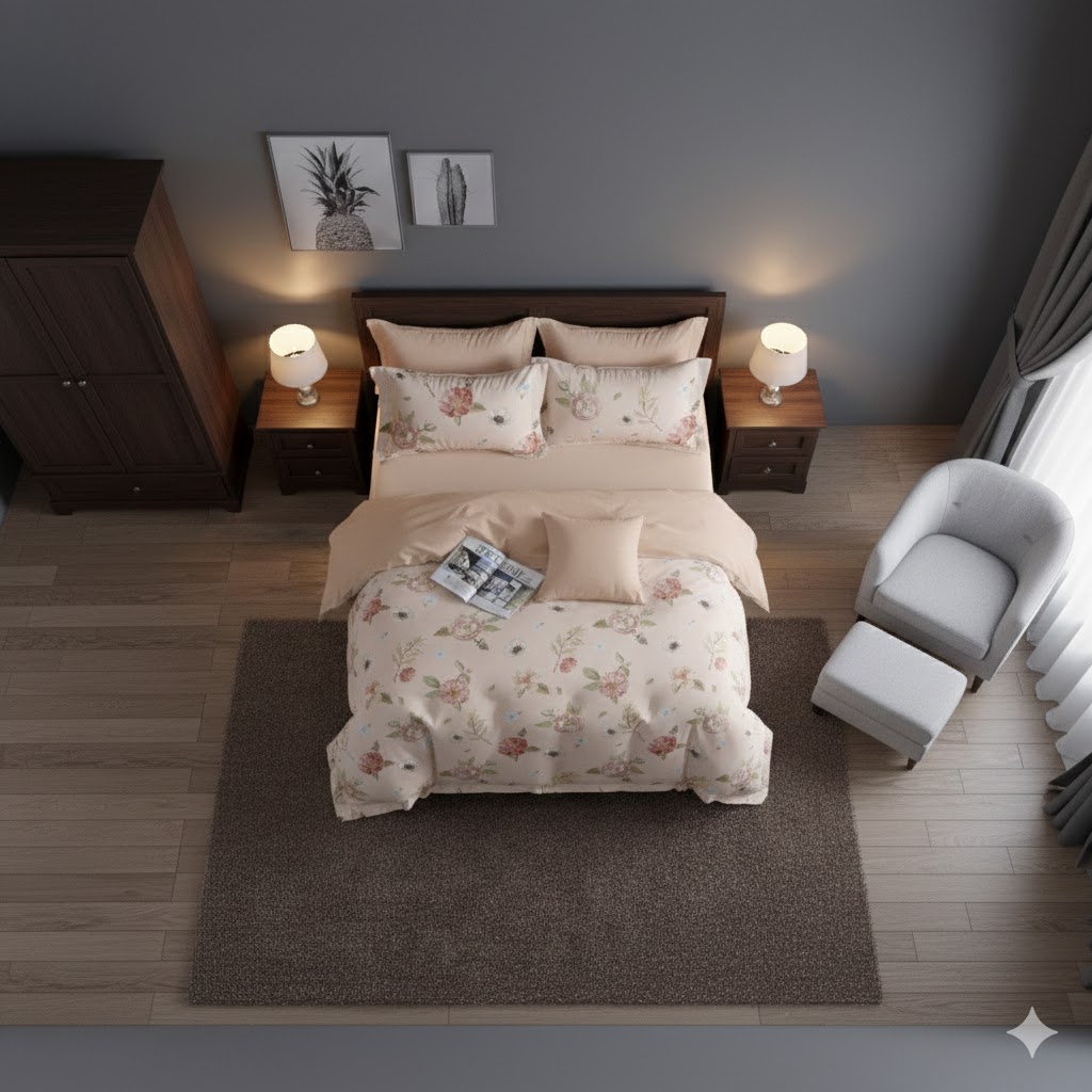 Bộ ga chun 071 Tencel Bộ ga chun 071 Tencel