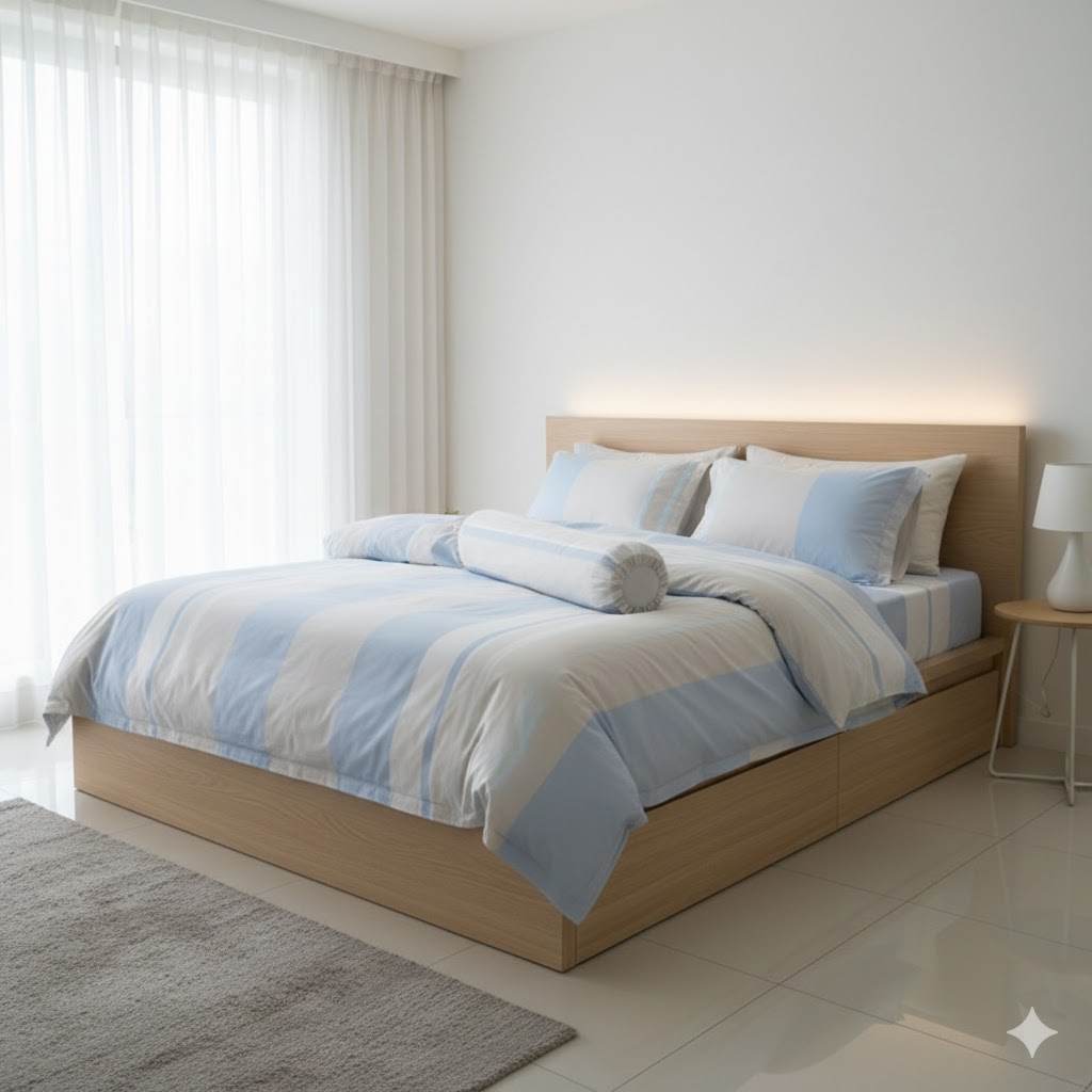 Bộ ga chun 055 Thome Tencel Bộ ga chun 055 Thome Tencel