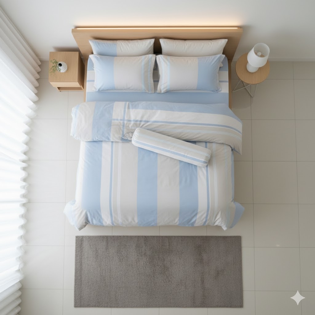 Bộ ga chun 055 Thome Tencel Bộ ga chun 055 Thome Tencel