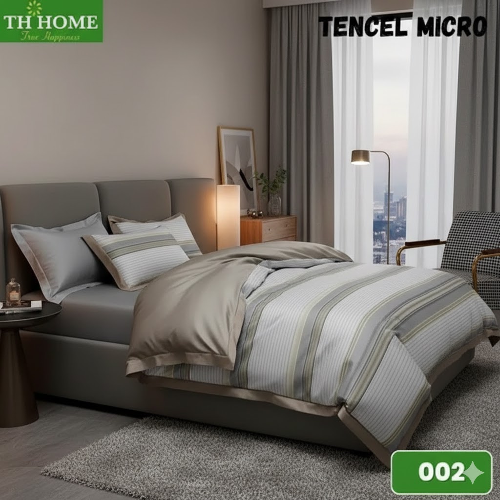 Bộ ga chun 002 Thome Tencel Bộ ga chun 002 Thome Tencel