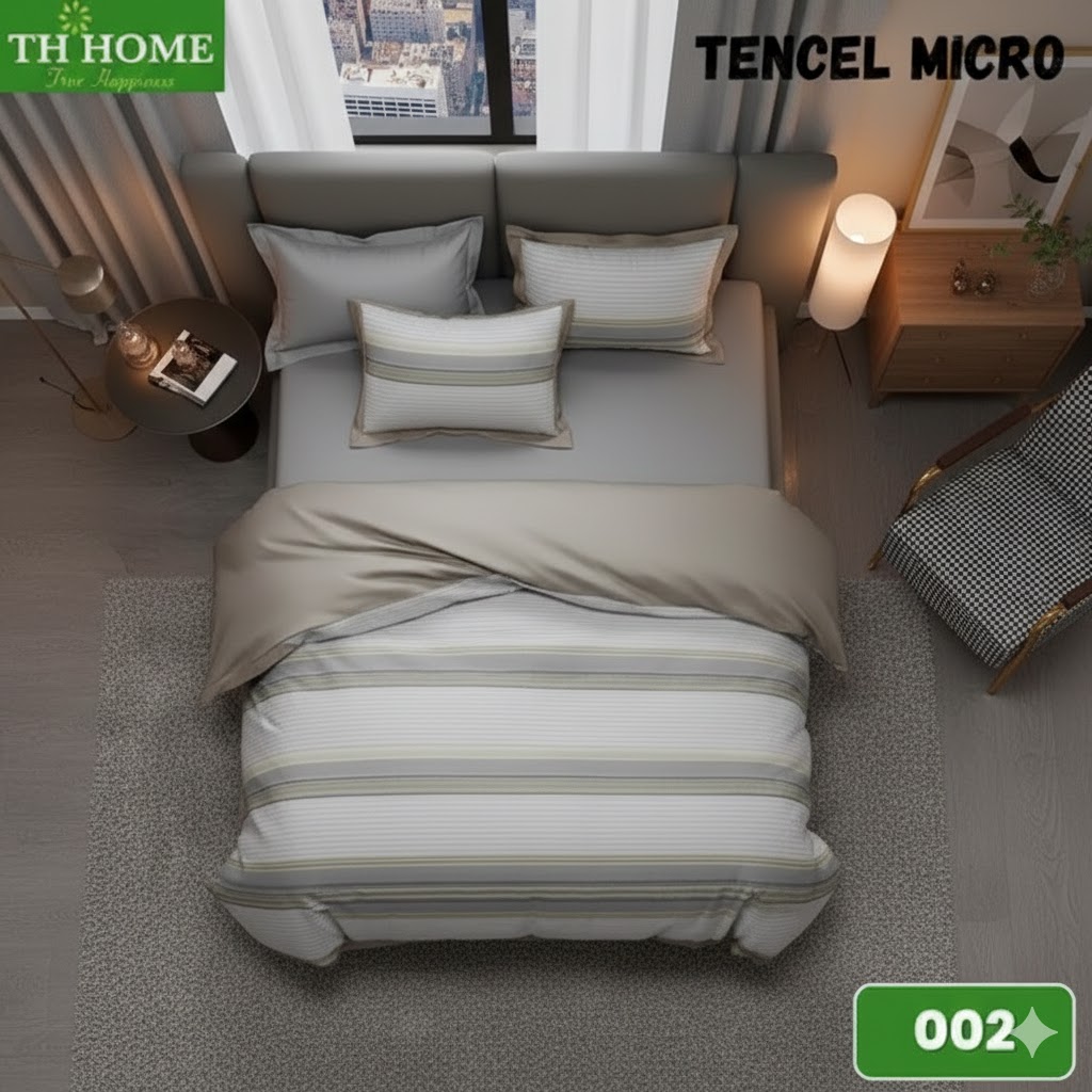 Bộ ga chun 002 Thome Tencel Bộ ga chun 002 Thome Tencel
