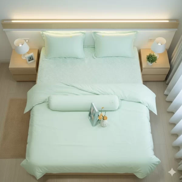 Bộ Ga Chun chần bốn mùa Thome Lục Mộng T6-16