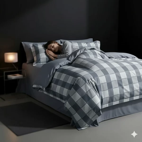 Bộ Chăn Ga Gối Tencel Silk 077