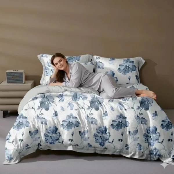 Bộ Ga Chun Tencel Silk 055