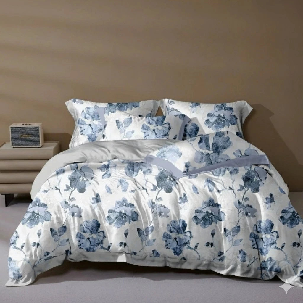 Bộ Ga Chun Tencel Silk 055 Bộ Ga Chun Tencel Silk 055